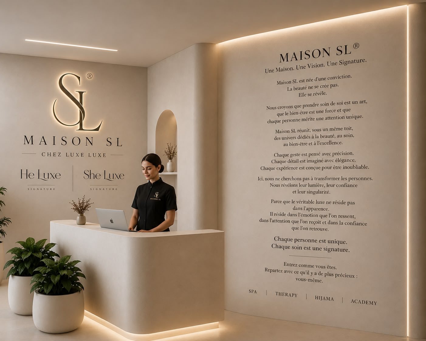 La réception Maison SL